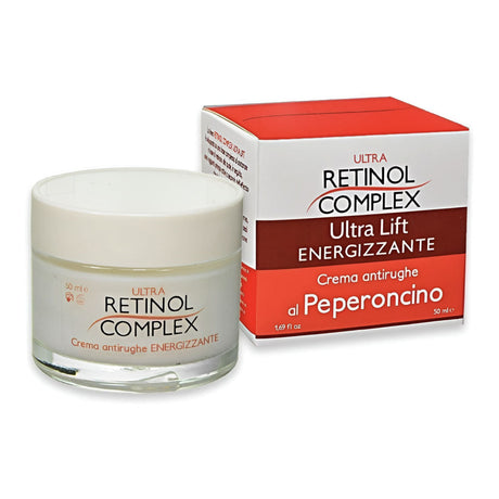 Spicy Cream, Ultra Retinol Complex Crema Viso Antirughe Energizzante al Peperoncino