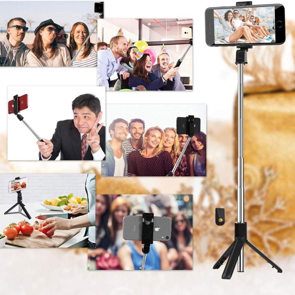 Selfie Stick Tripod, asta selfie treppiede con telecomando wireless